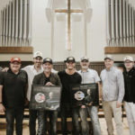 Pat Barrett Receives Platinum Certification Plaque From Chris Tomlin For “Good Good Father”